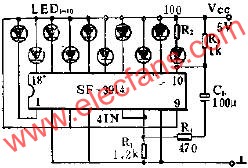 有閃光報(bào)警的線圖指示器的應(yīng)用電路圖  m.greenbey.cn