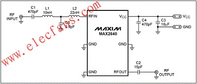 MAX2640針對(duì)470MHz至770MHz ISDB-T應(yīng)用的調(diào)諧電路