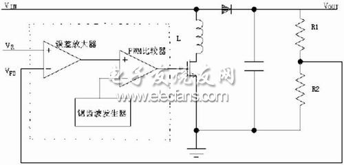 電壓控制模式開關(guān)電源工作原理圖