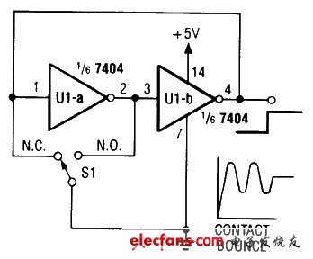 防反跳保護(hù)電路