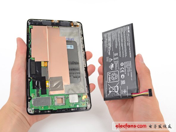 從上圖也可以看出，谷歌Nexus 7強(qiáng)大的4326 mAh， 16 Wh電池，在LTE環(huán)境下最大續(xù)航能力達(dá)到9:37小時