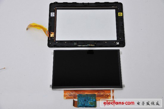 從觸摸屏和支撐架分離出來(lái)的顯示器