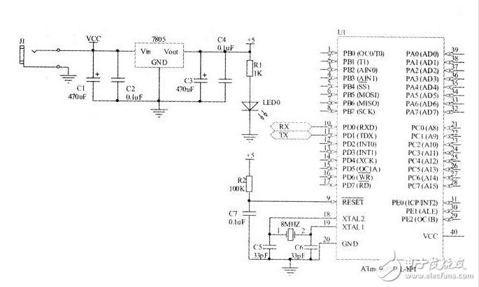 帶PC機(jī)串口通訊的機(jī)器人控制系統(tǒng)電路設(shè)計