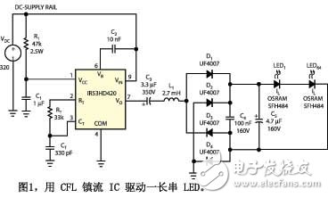 深入解析CFL鎮(zhèn)流器IC驅(qū)動LED應用電路