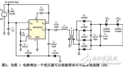 深入解析CFL鎮(zhèn)流器IC驅(qū)動LED應用電路
