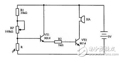 光控報警器電路圖解，光控報警電路原理