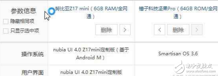 努比亞Z17 mini、錘子新機堅果Pro對比評測：哪個更值得買？