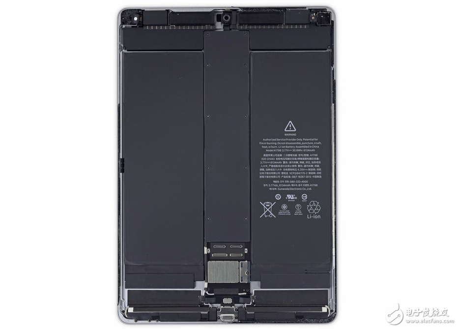 10.5英寸iPad Pro首拆解：為了高刷新頻率上了四根排線！