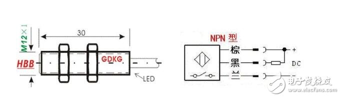 24v接近開(kāi)關(guān)實(shí)物接線圖_接近開(kāi)關(guān)原理圖_接近開(kāi)關(guān)最大感應(yīng)距離